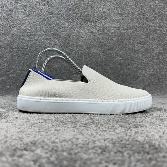 Rothy's The Original Slip On Women's Size 8.5 Beige Sand Knit Casual Shoes Used - Picture 1 of 13